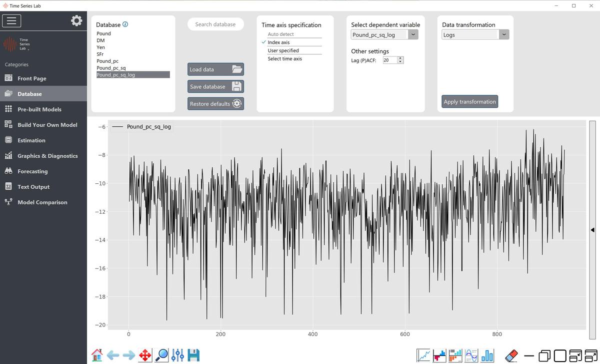 Data inspection and preparation page